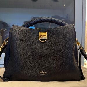 Mulberry Small Iris Black Leather Handbag